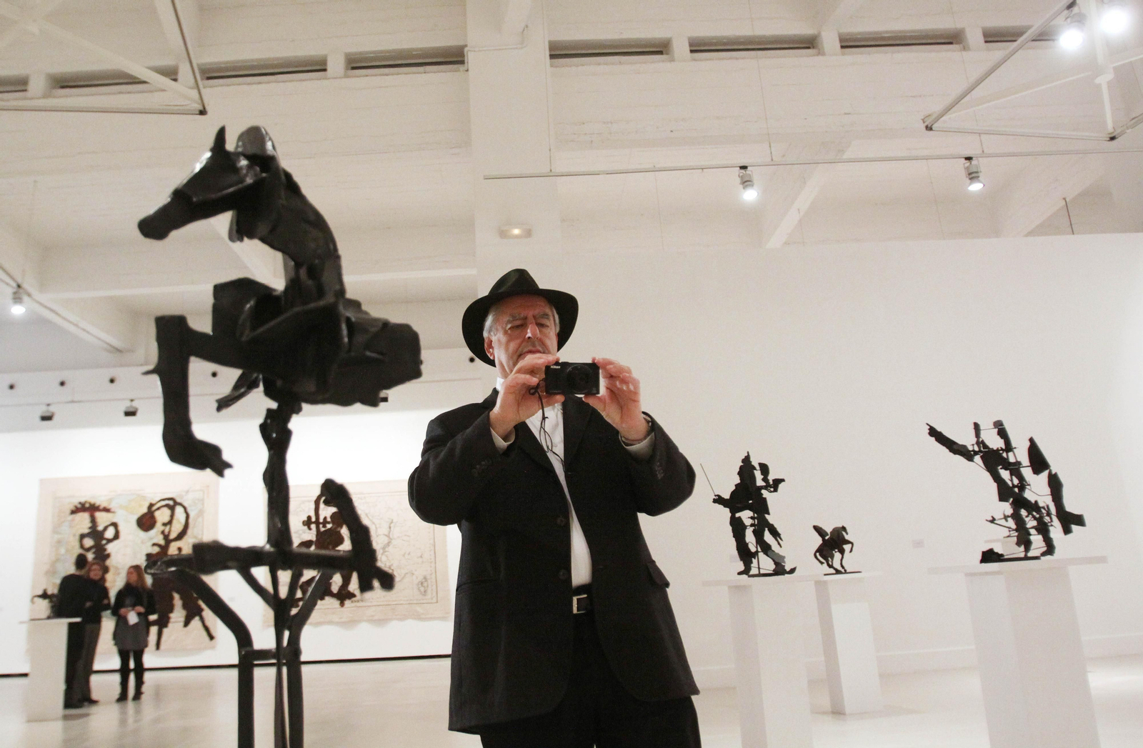 William Kentridge, en 2012, en su exposición en el CAC Málaga.