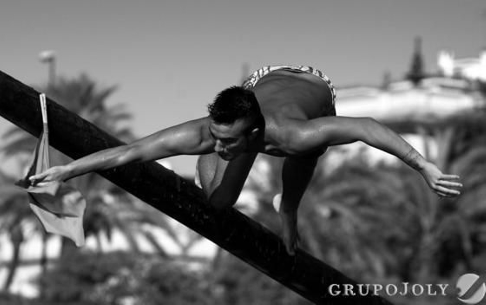 La cucaña de Triana, un clásico de la Velá.

Foto: Juan Carlos Muñoz