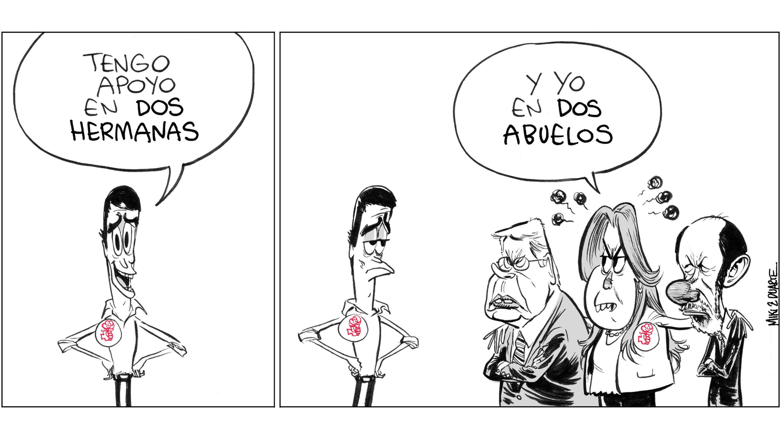 Susana Díaz, cronología viñeta a viñeta