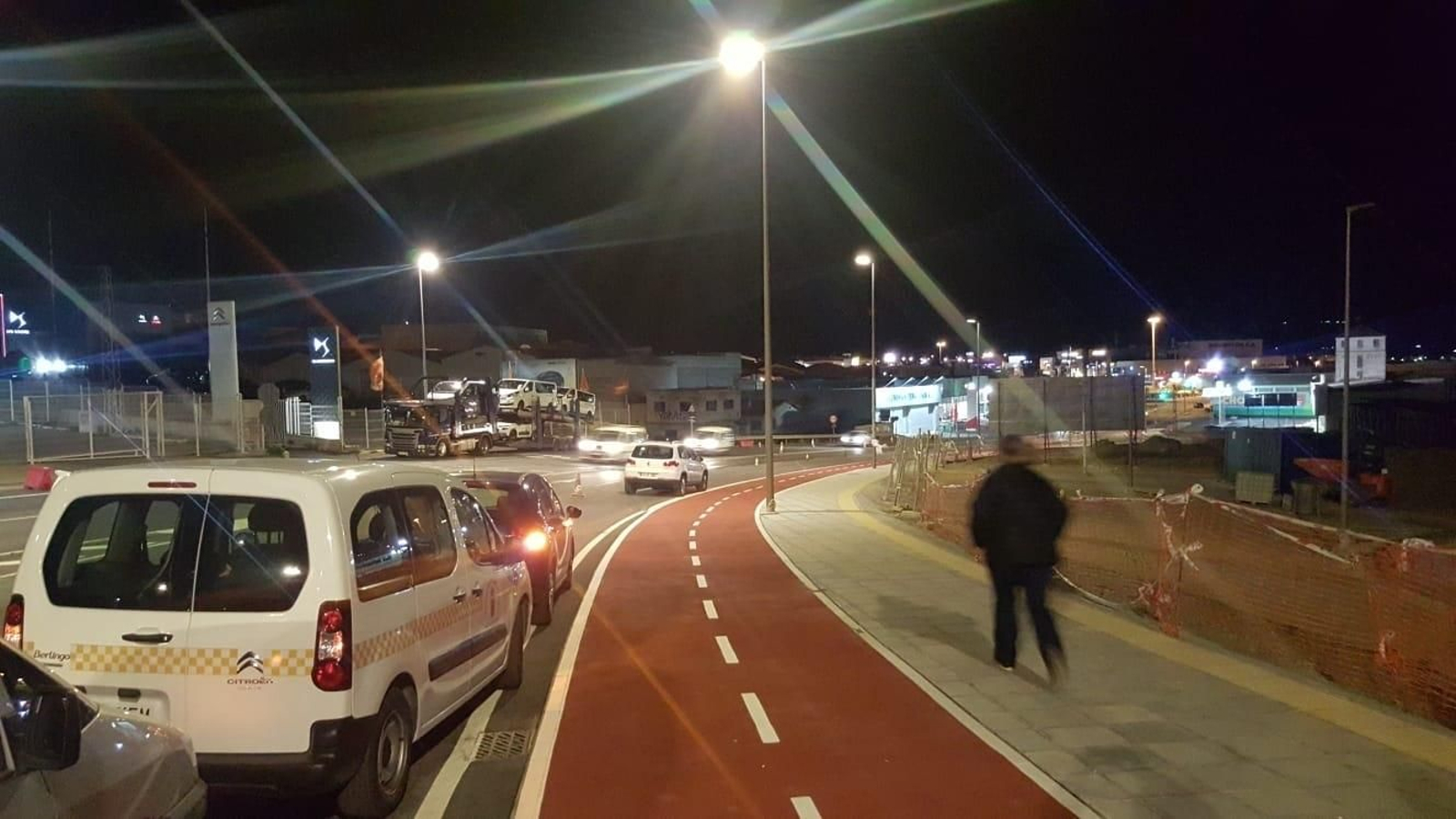 Carril bici en Huércal de Almería