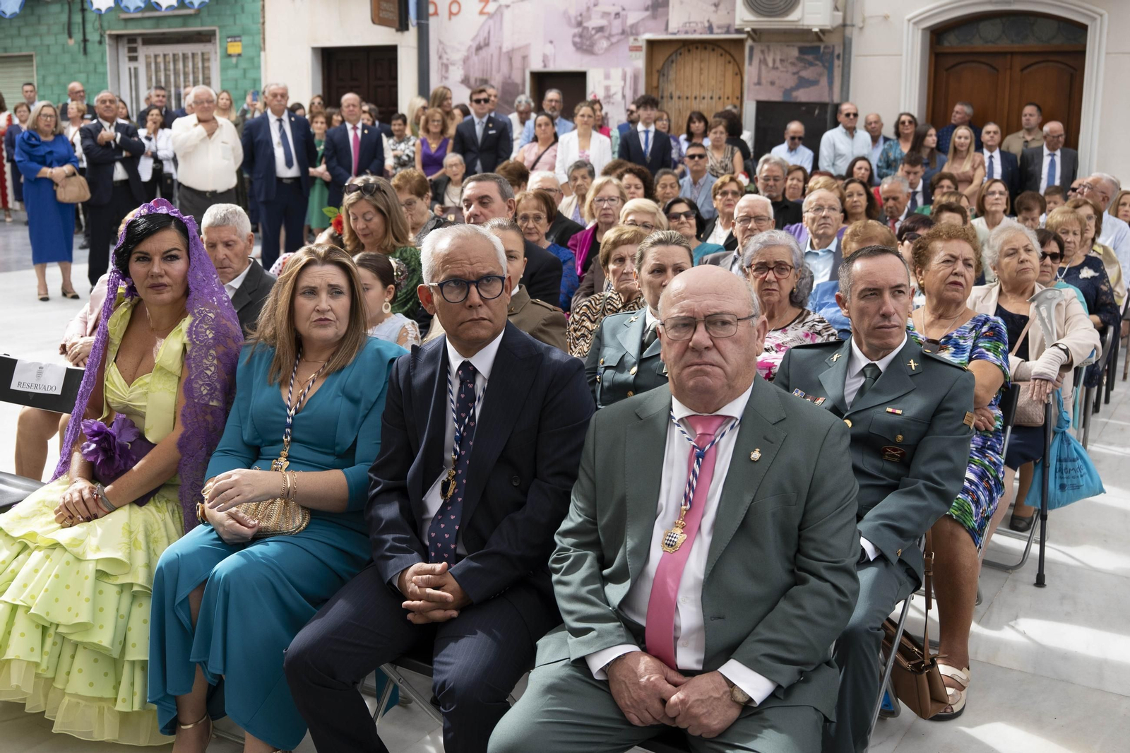 Las imágenes de la misa y procesión en Macael por las fiestas en honor a Nuestra Señora del Rosario