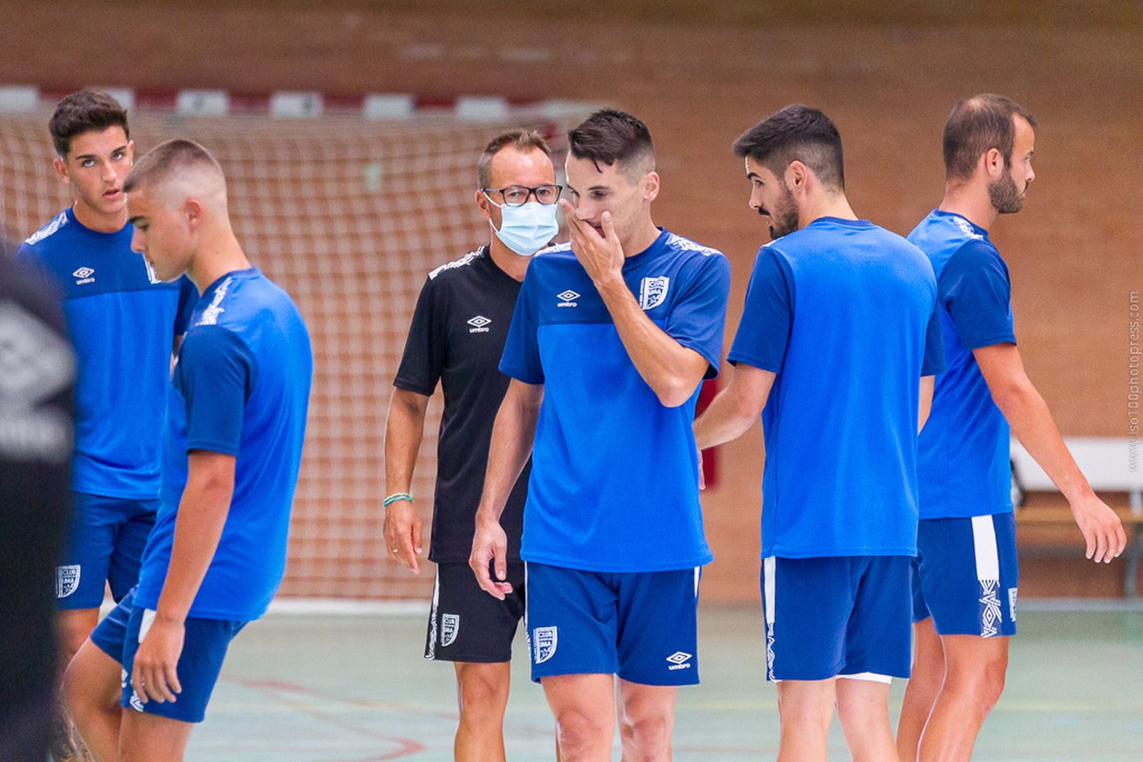 Imagen de un entrenamiento del UMA Antequera.