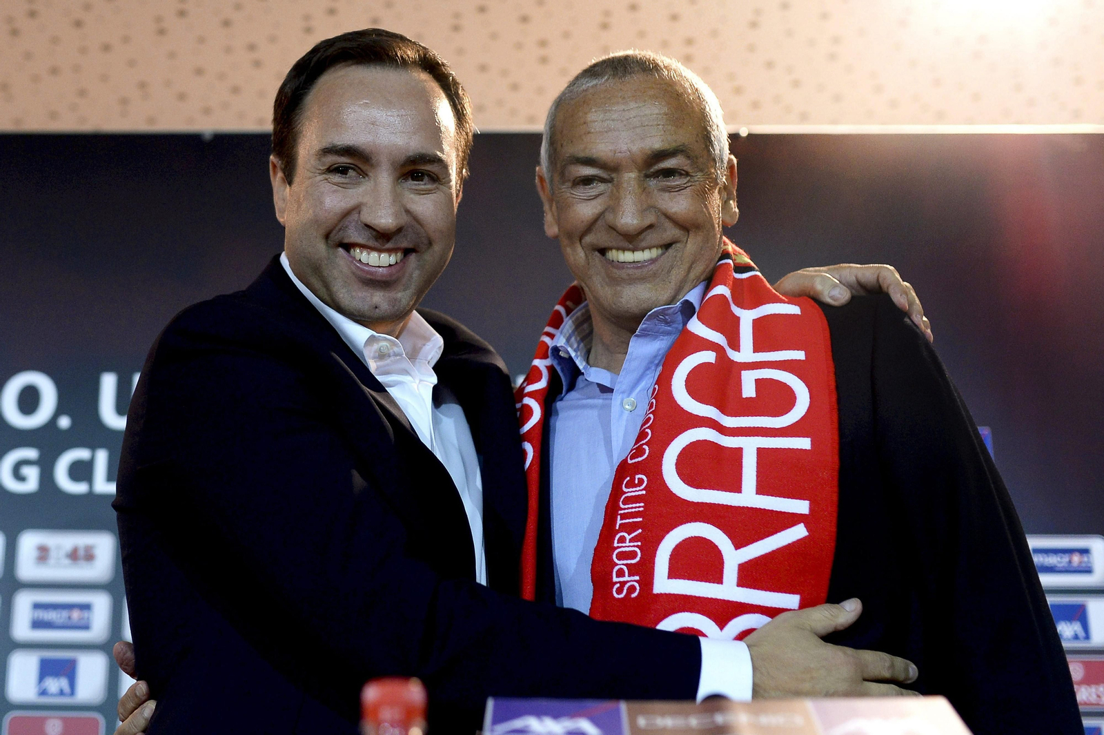 António Salvador y Jesualdo Ferreira. António Salvador y Jesualdo Ferreira.