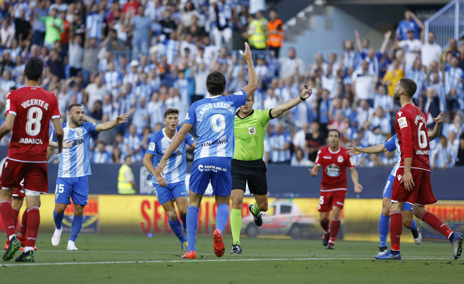 Todas las fotos del Málaga CF - Deportivo