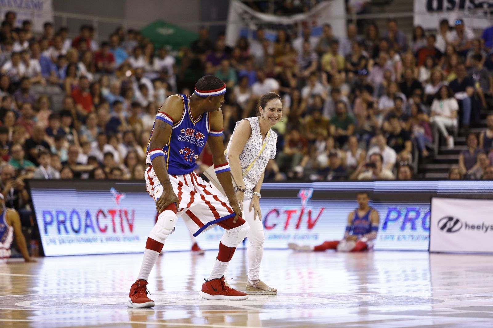El espectáculo de los Globetrotters inunda el Palacio de Deportes