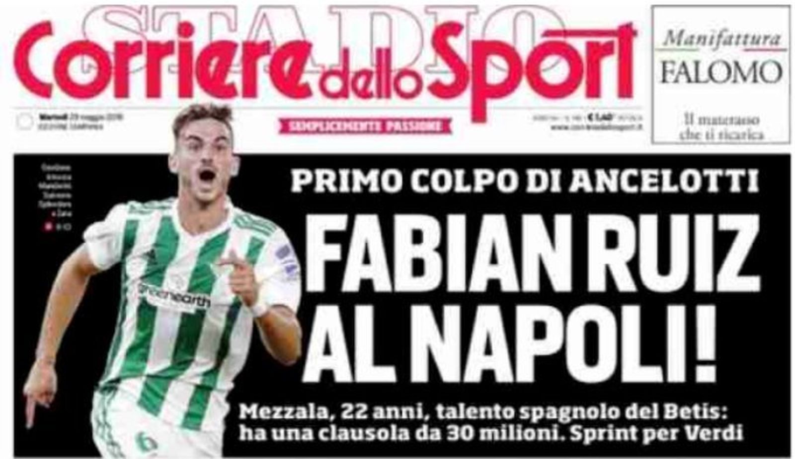 El Nápoles, a por Fabián