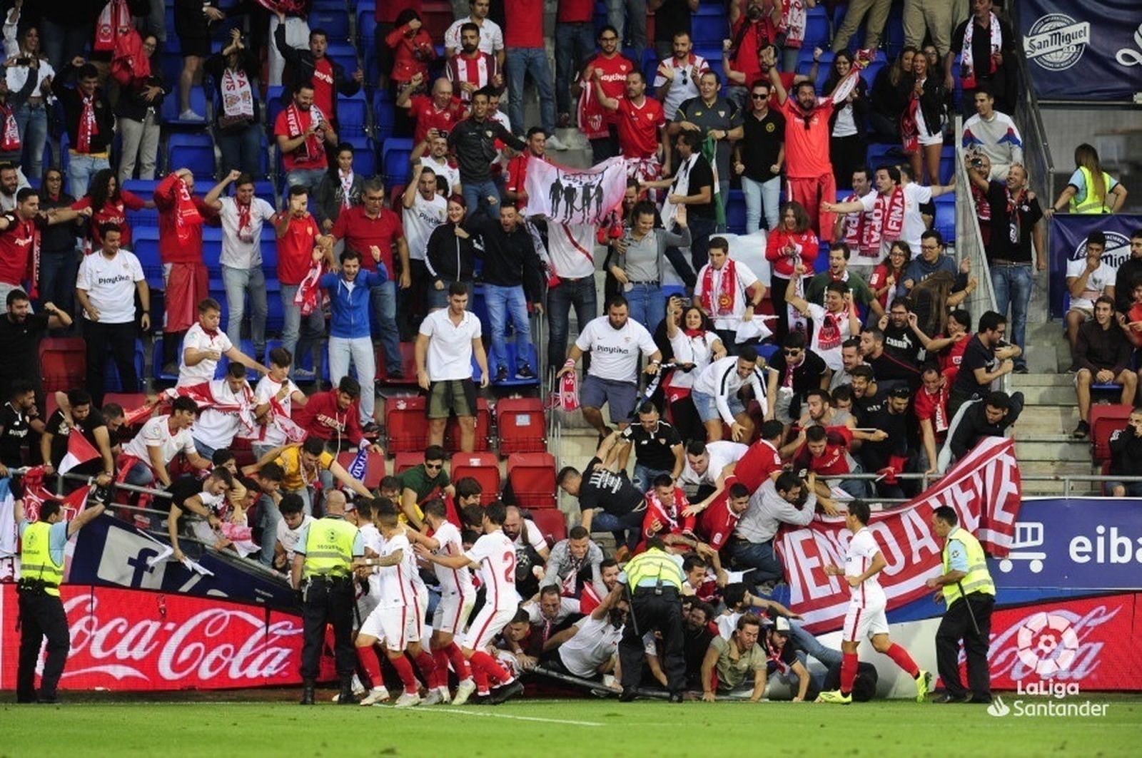 Las imágenes del Éibar-Sevilla