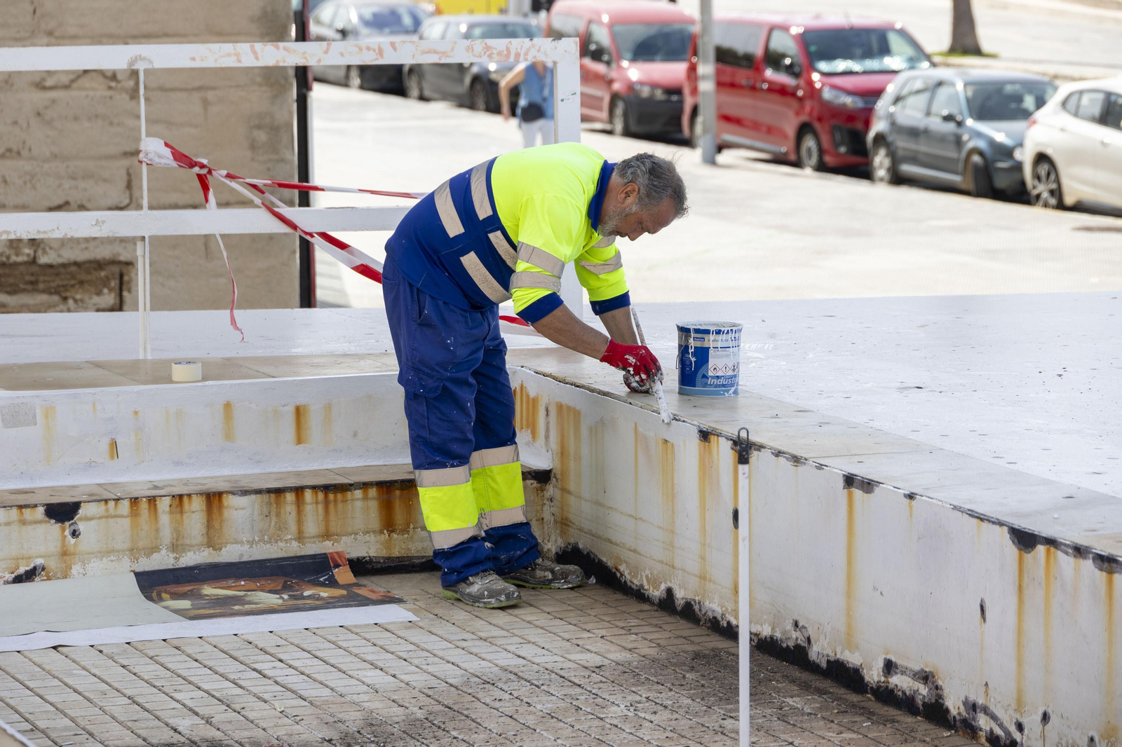 Las imágenes del mal estado de los paseos de Cádiz