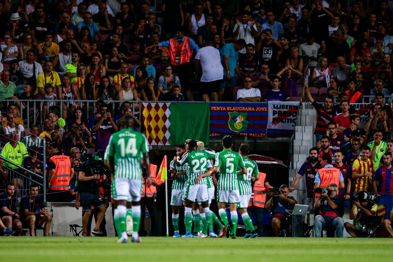 Las imágenes del Barcelona-Betis