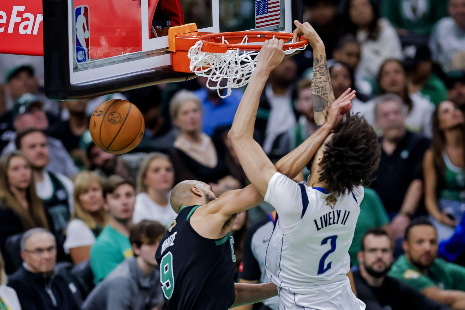 El segundo partido de la final de la NBA Celtics - Mavericks, en imágenes