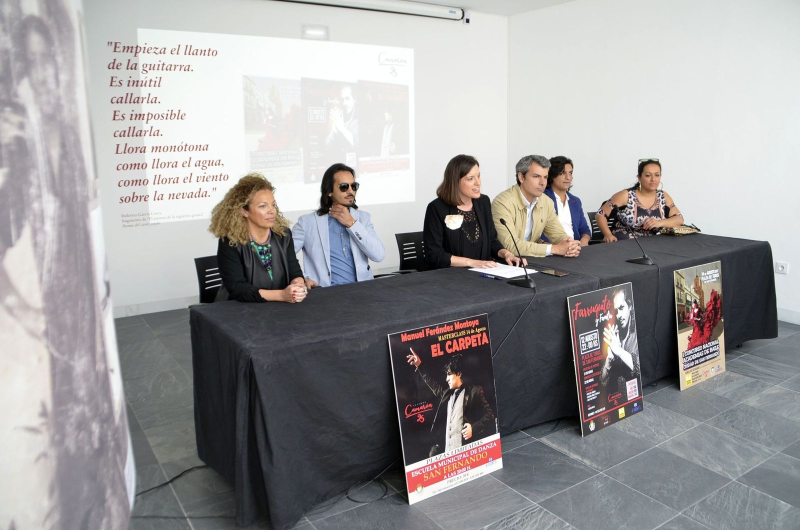 La alcaldesa, Patricia Cavada, presentó los nuevos eventos ligados al 'Año Camarón'.