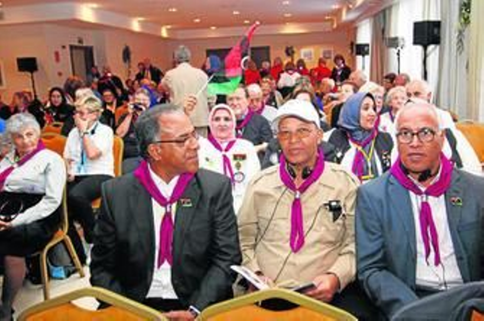 Participantes en el acto que tuvo lugar ayer en el Hotel Vincci del Novo.