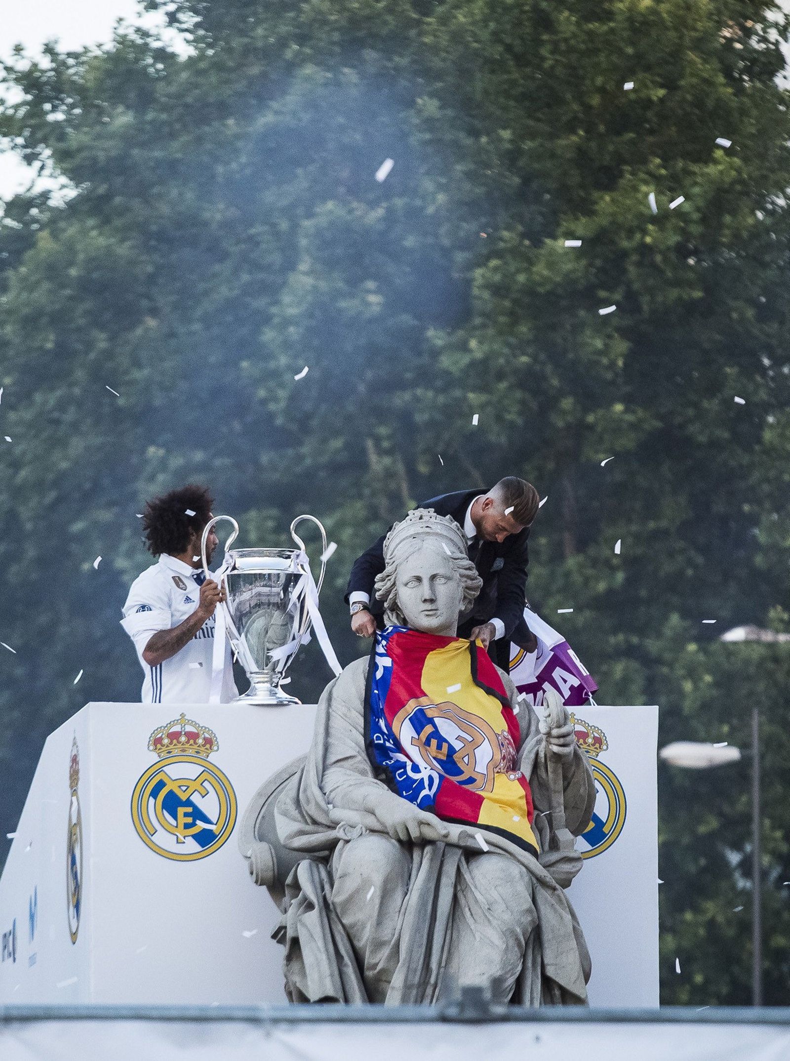 Las imágenes de la celebración del Real Madrid