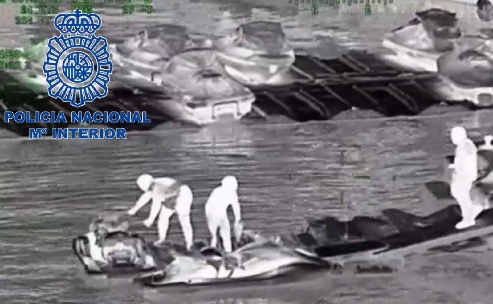 Imagen del alijo de la droga.