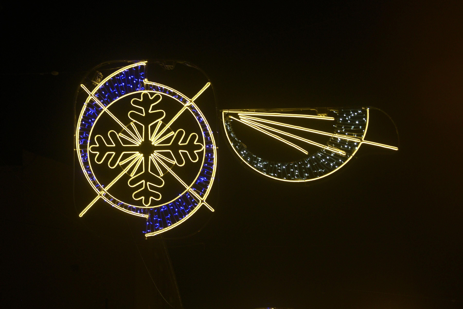 Fotos del alhumbrado navideño de Algeciras