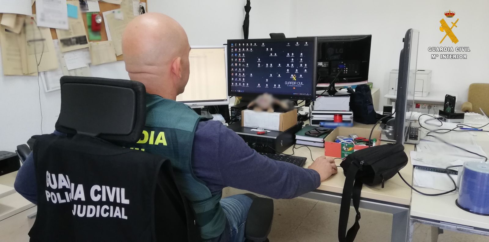 Un agente de la Guardia Civil.