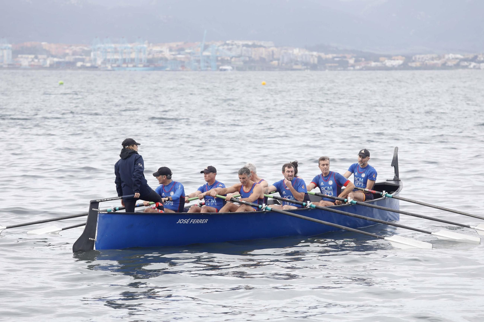 Las fotos de la tercera prueba de la Liga Andaluza de remo en banco fijo, celebrada en La Línea