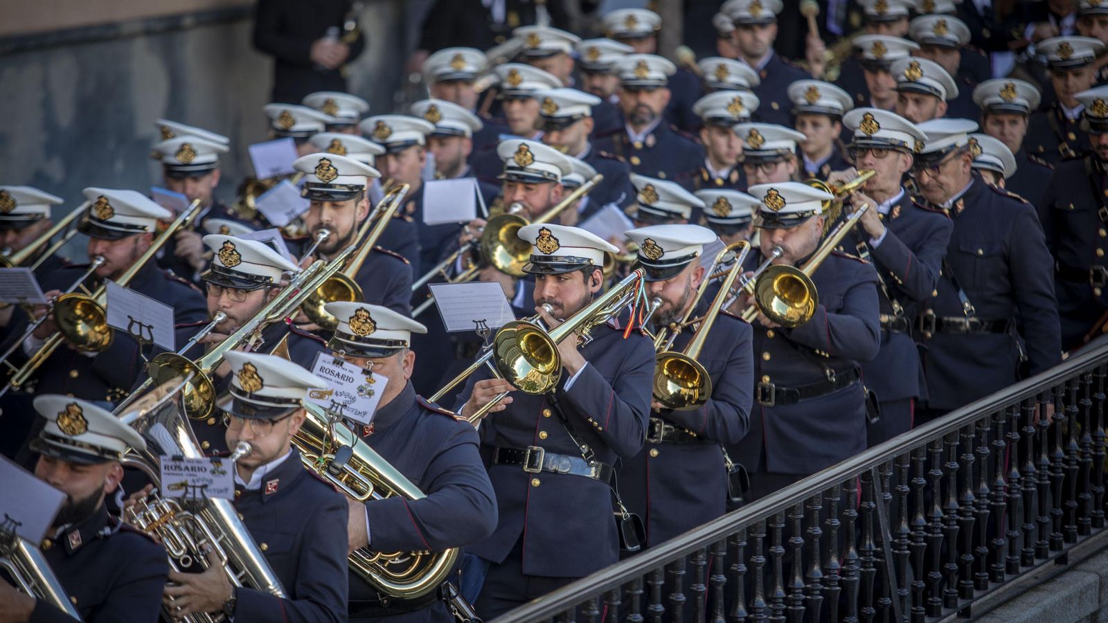 Las imágenes de la cofradía de Columna en la Semana Santa de Cádiz 2022