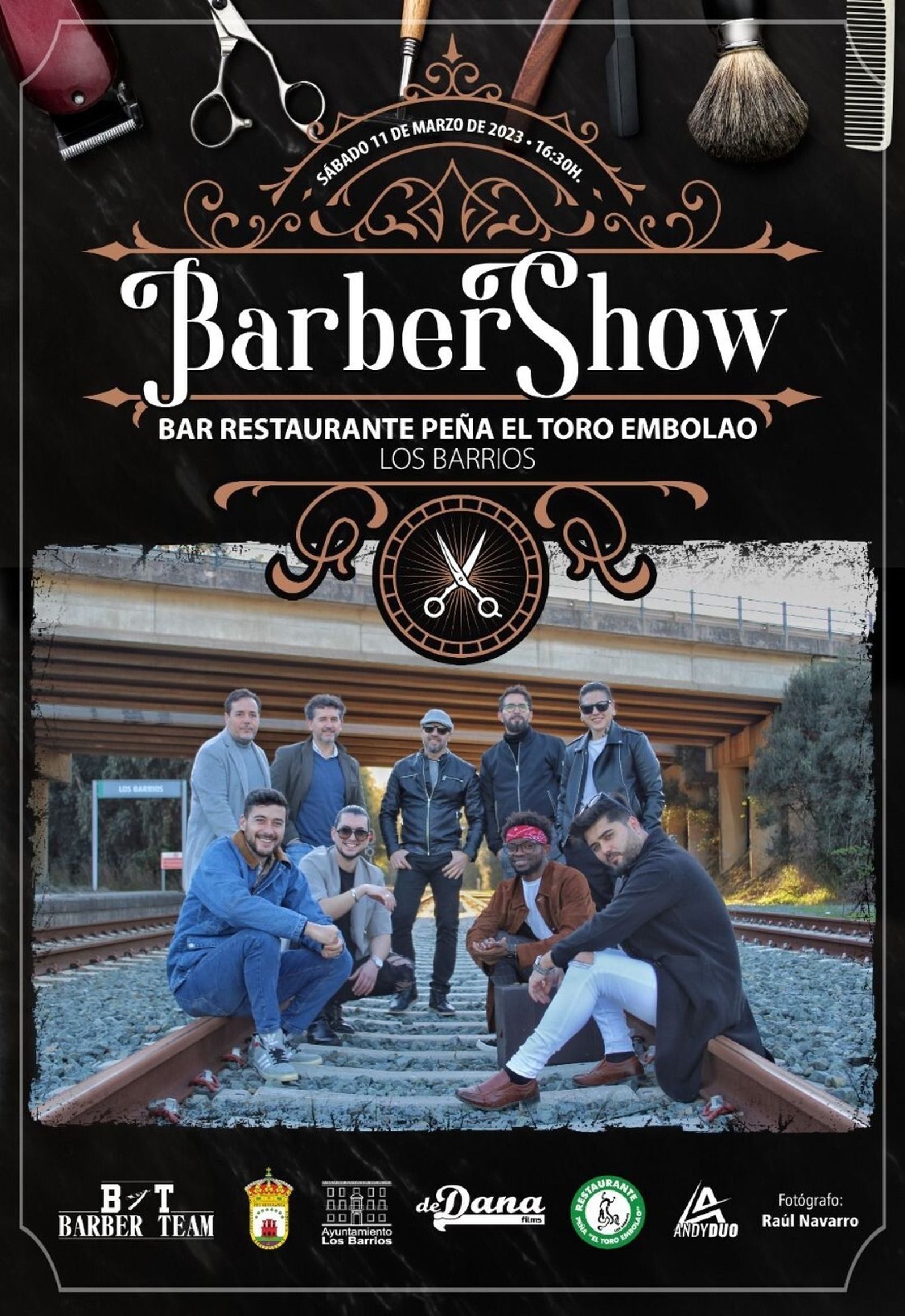 Cartel del II Barber Show.