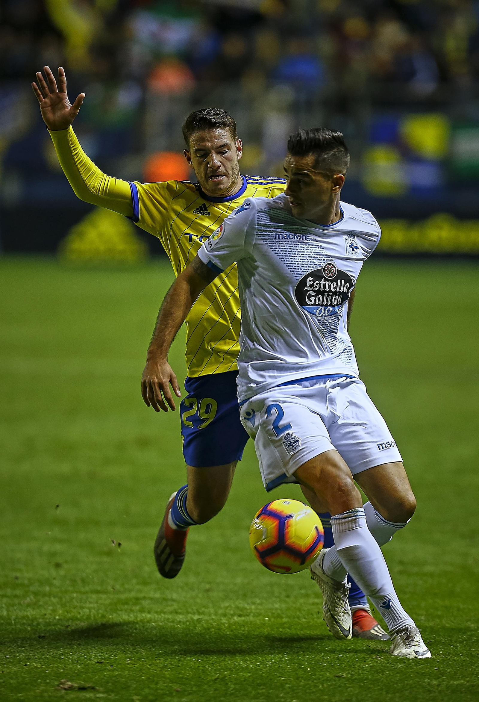 Partido Cádiz CF - Deportivo de La Coruña