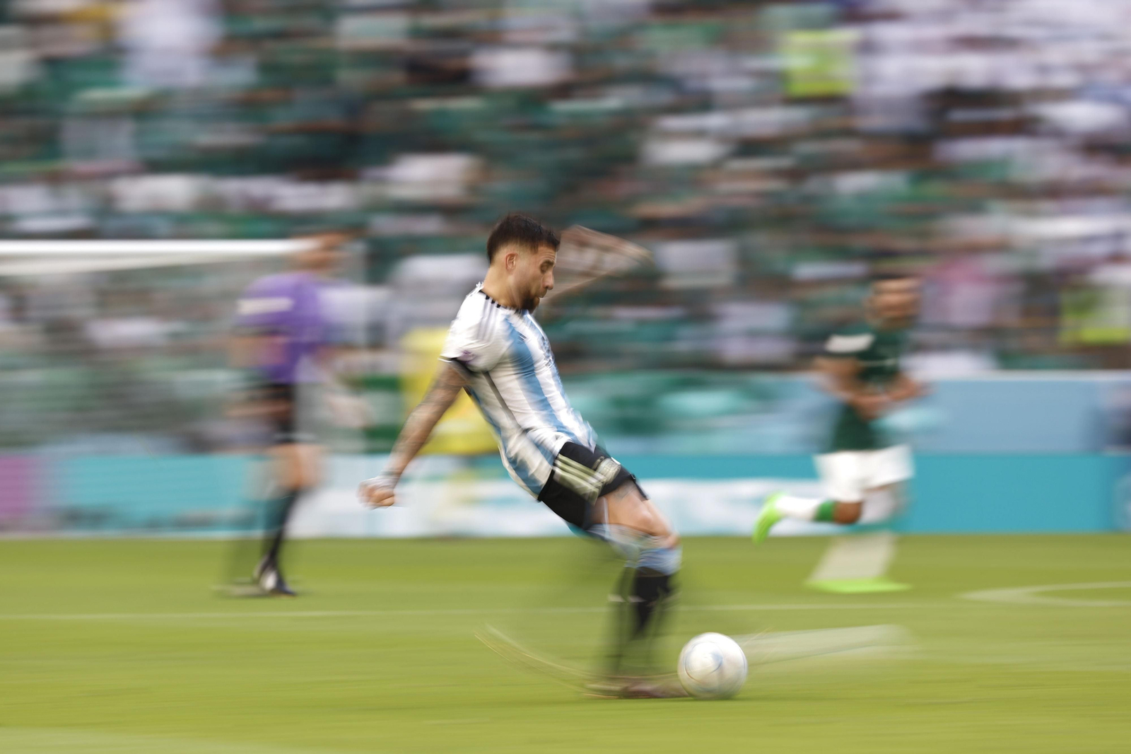 Las imágenes del Artentina - Arabia Saudí en el Mundial de Qatar