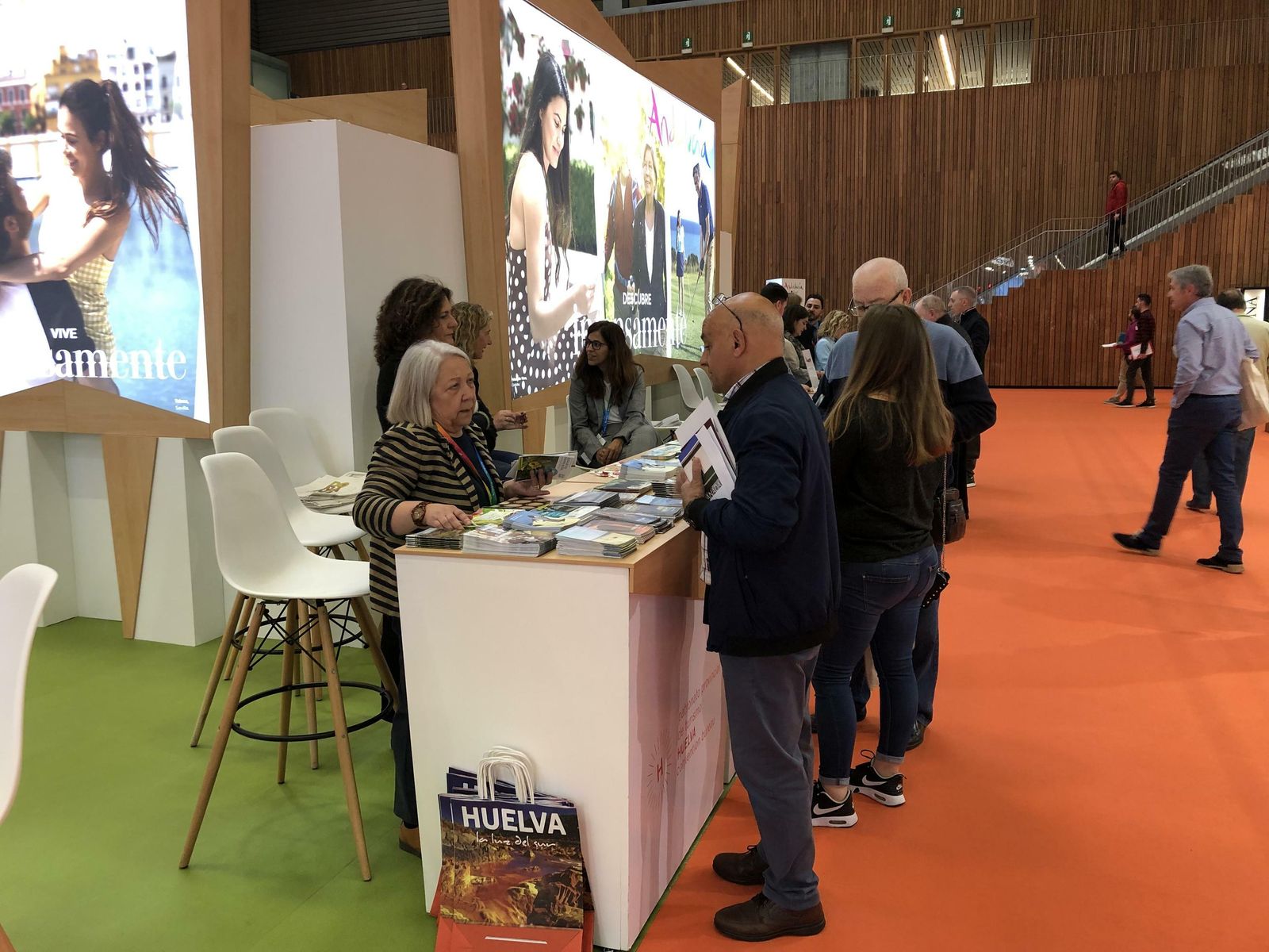 Estand del Patronato en la feria Expovacaciones de Bilbao.