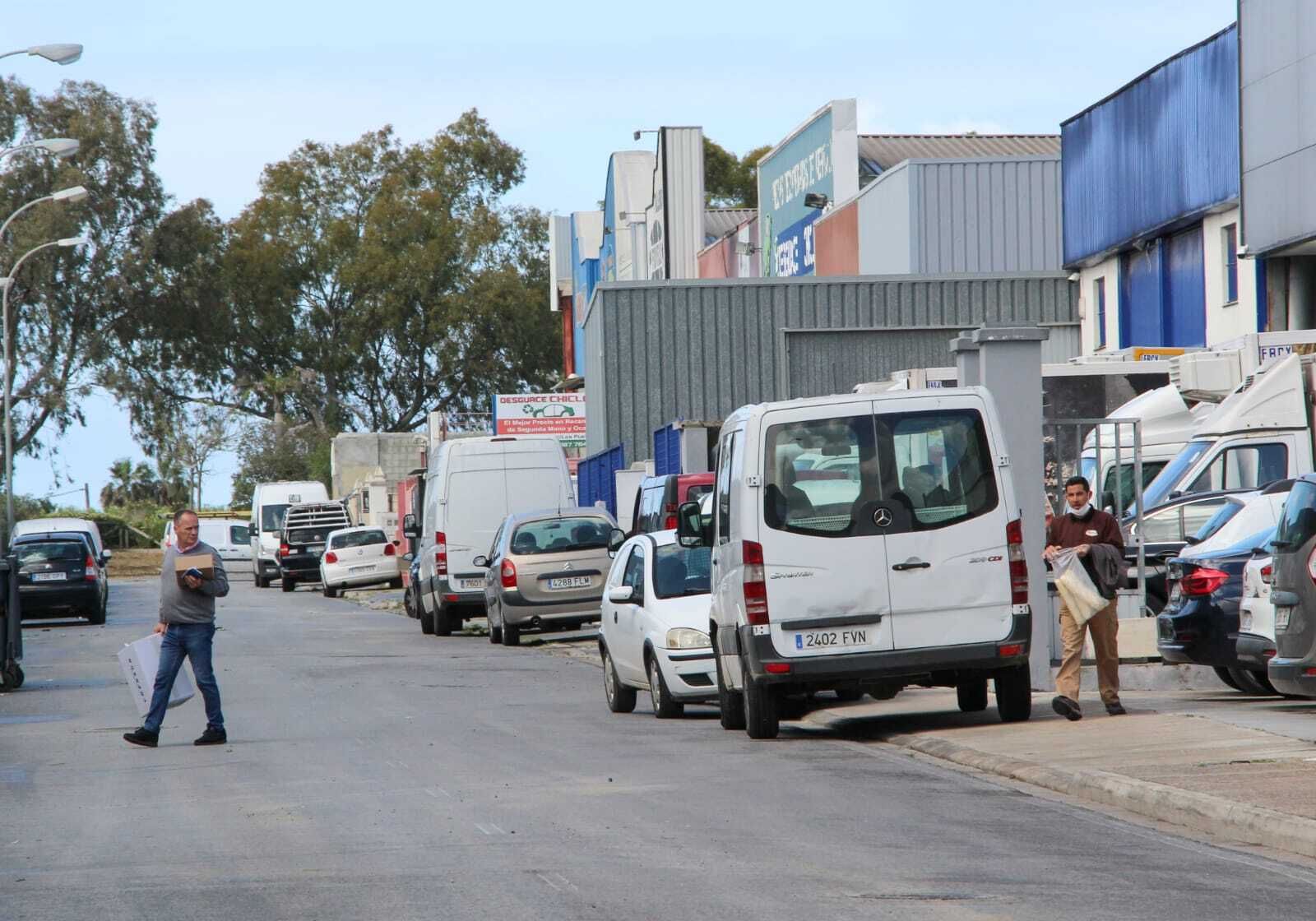 Primera jornada de paralización laboral en Chiclana tras la moratoria de 24 horas
