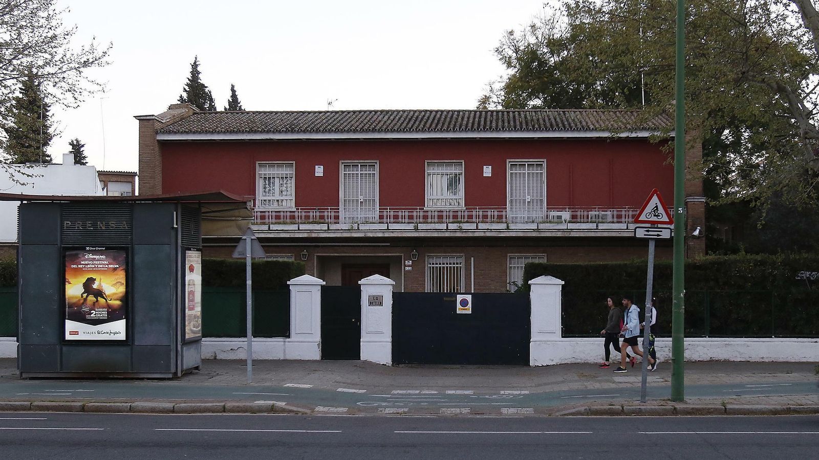 El ‘modesto’ chalet de la Botella antes de ser derribado.