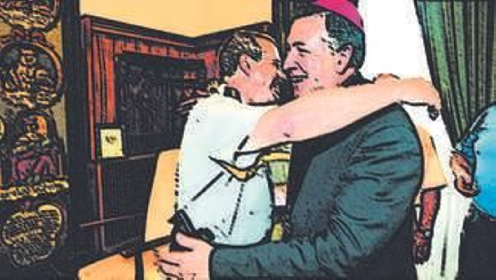 El cura que pactó  con el rector rojo