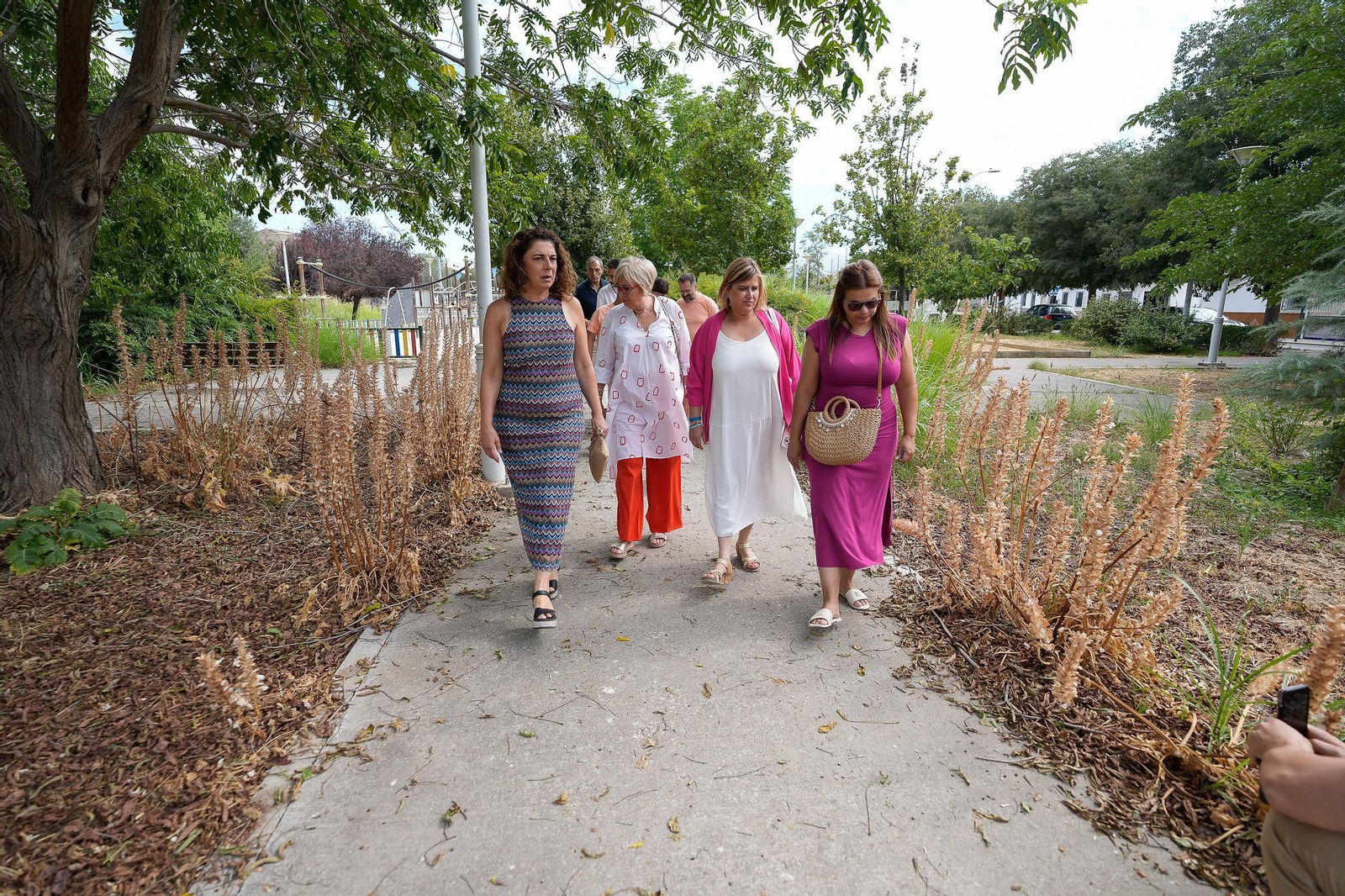Ruz, en la visita al Parque de Bobadilla.