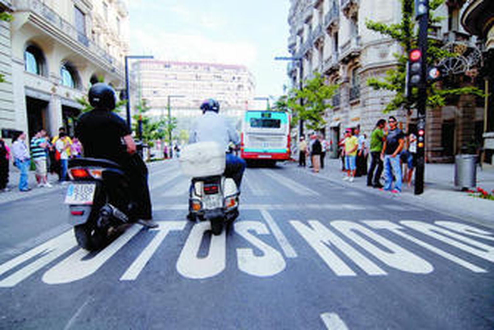 Una de las 'parrillas' en el centro de la ciudad.
