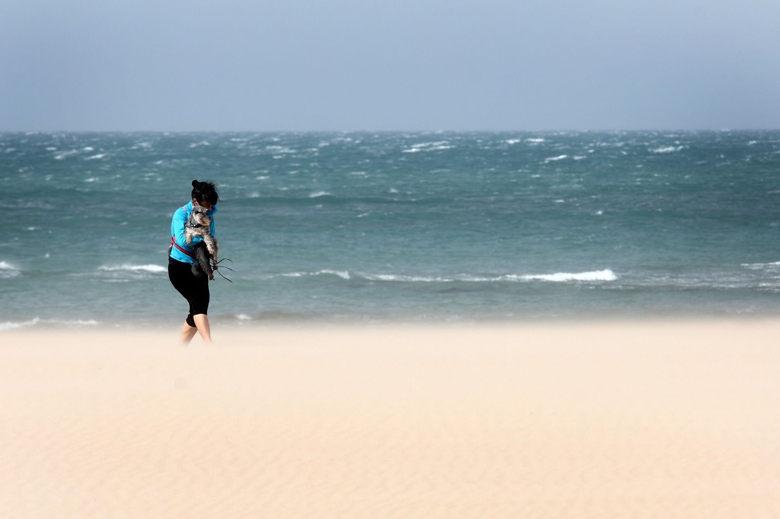 Imágenes: Los efectos del temporal de viento de Levante en Cádiz
