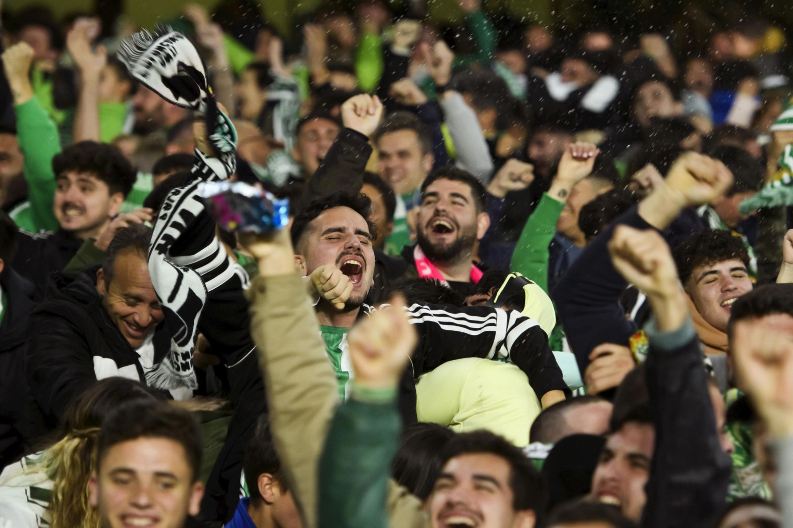 Seguidores del Betis en el estadio Benito Villamarín la pasada temporada.