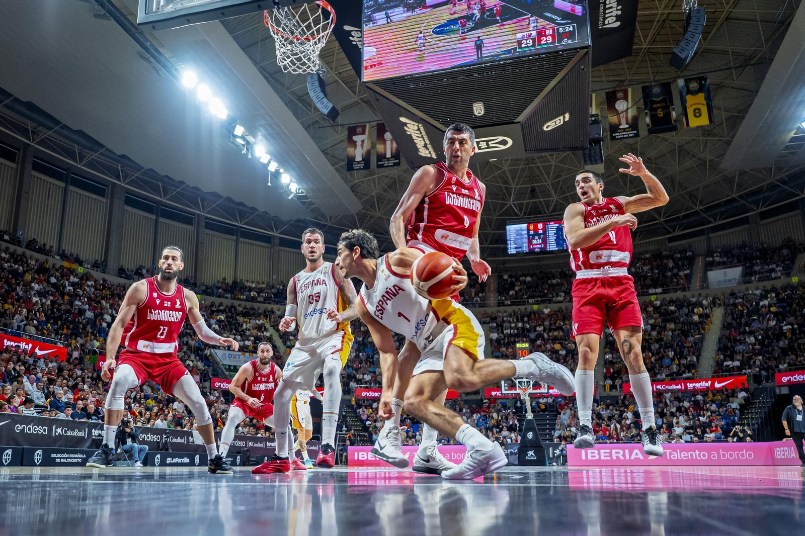 Las fotos del España-Georgia de baloncesto