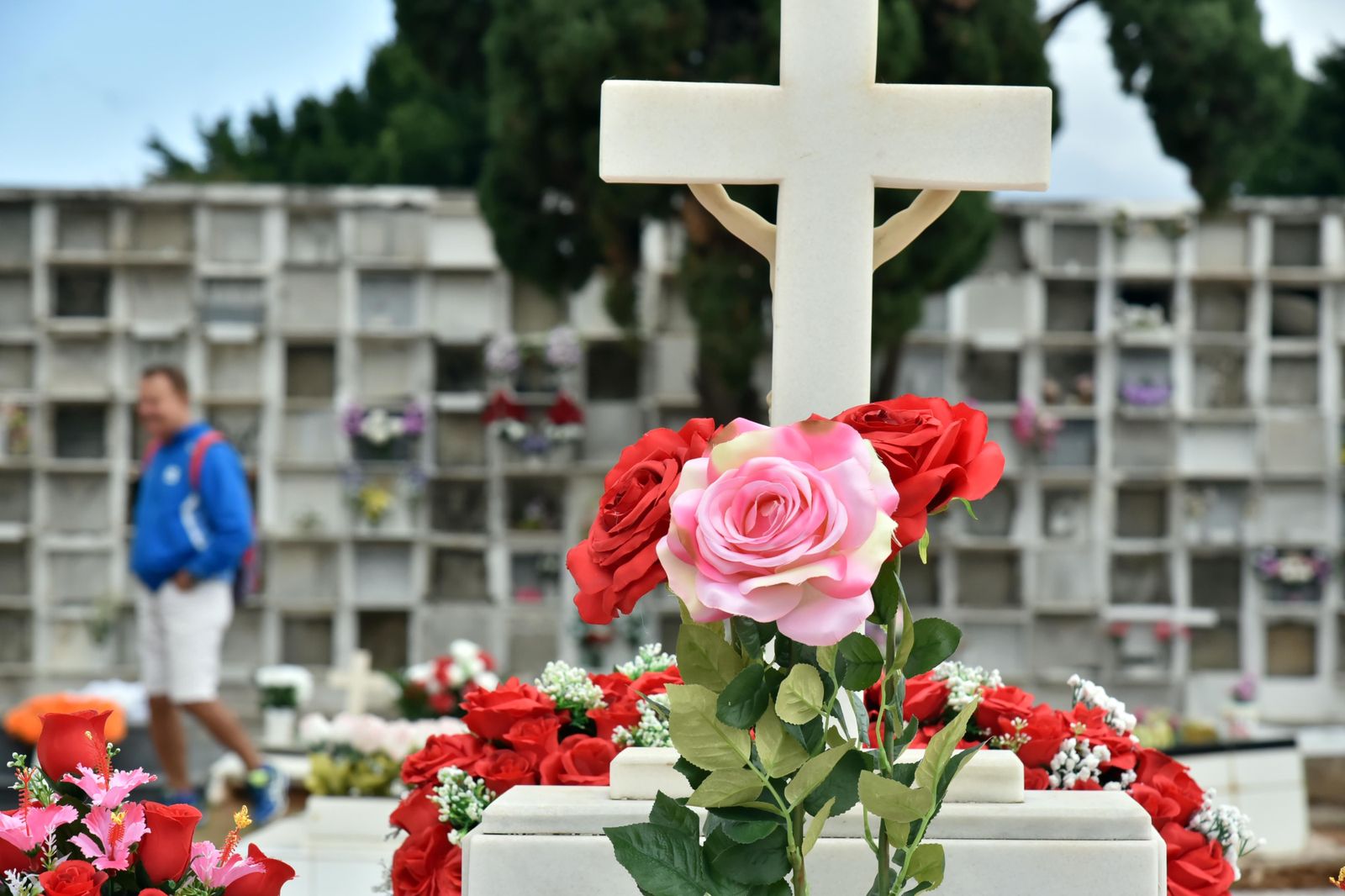 Imagen de archivo de un cementerio.