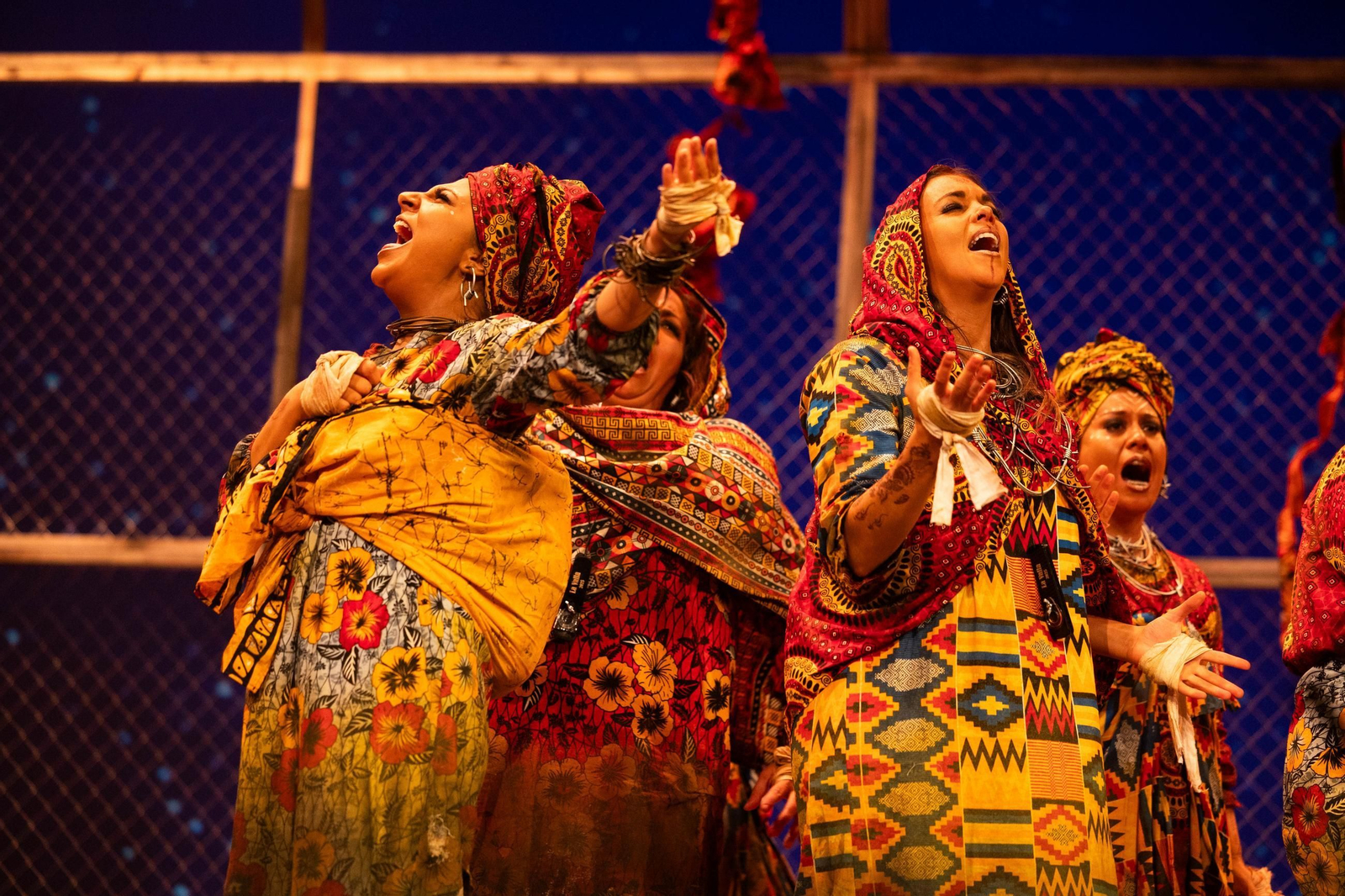 La comparsa 'La valla'.