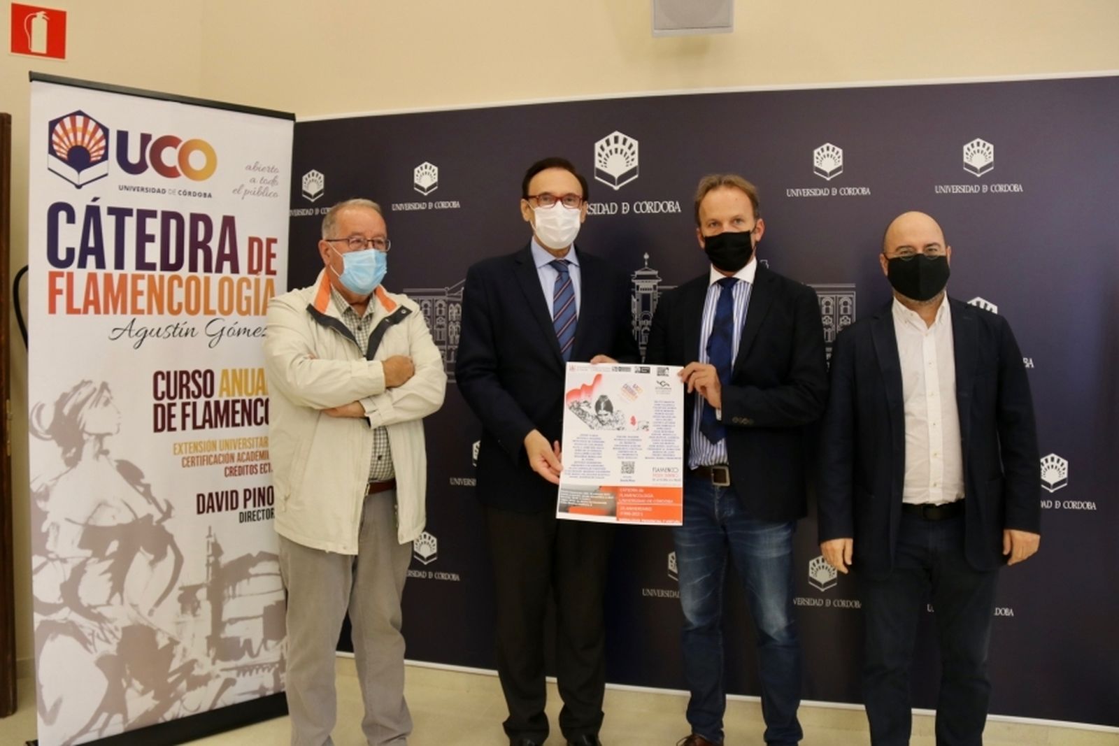 Juan Antonio Caballero, José Carlos Gómez Villamandos, David Pino y Luis Medina.