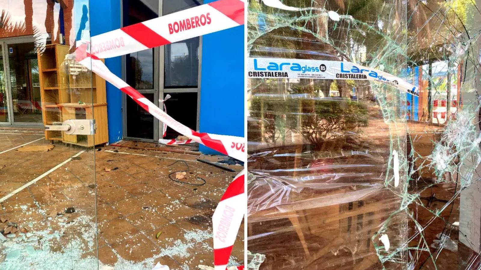 El local propiedad de Isabel Pantoja, destrozado