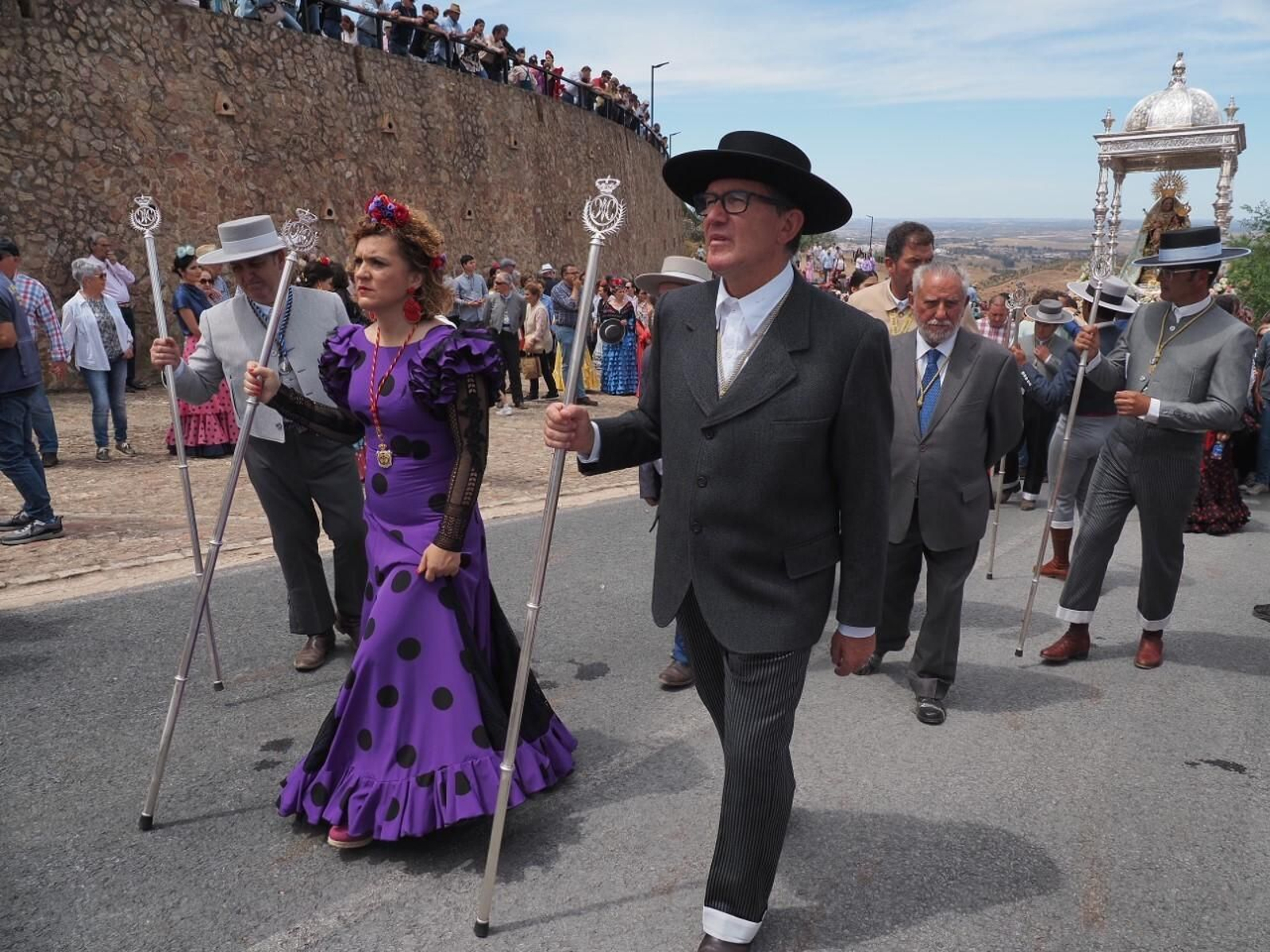 Romería de la Virgen de la Peña 2023 en la Puebla de Guzmán, en imágenes