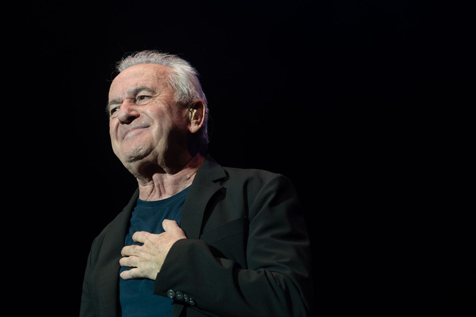 El cantautor asturiano Víctor Manuel