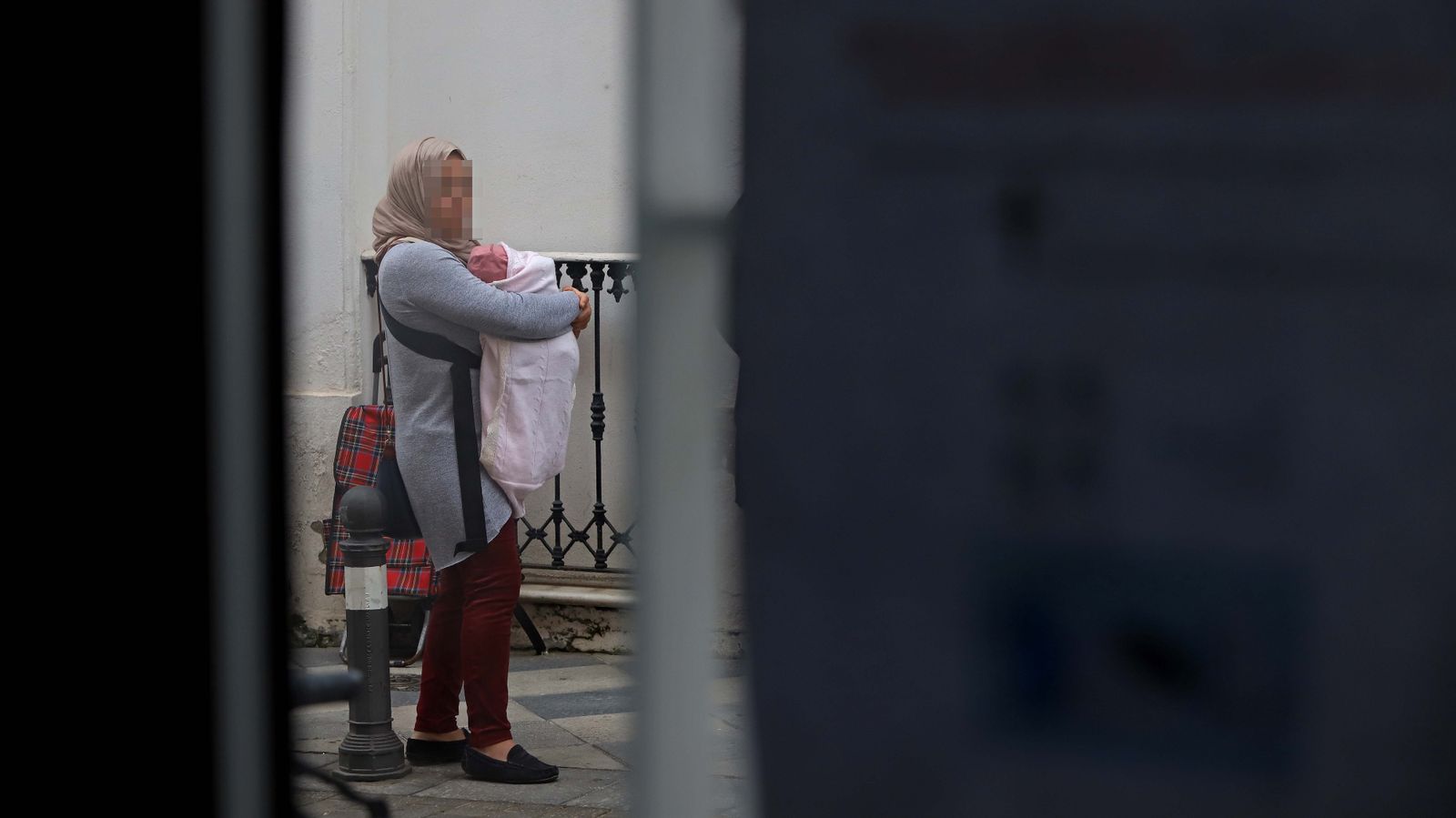 Reparto de alimentos de Cáritas en Algeciras