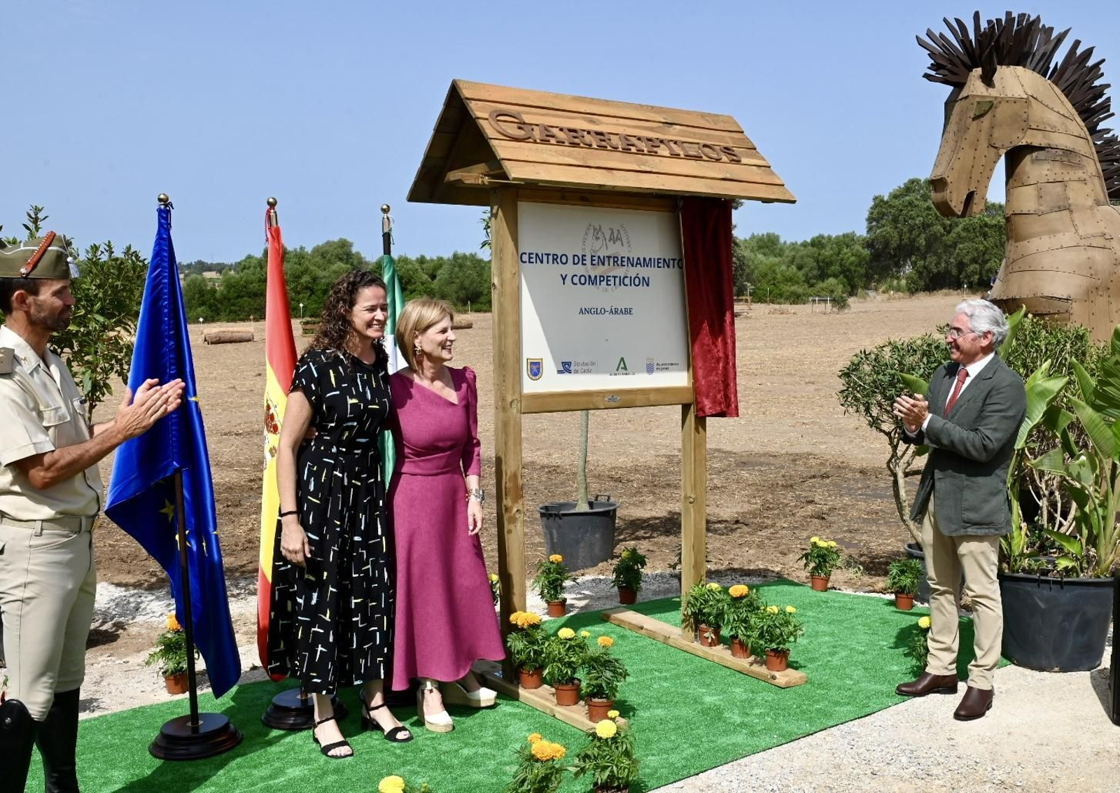 Un momento de la inauguración.