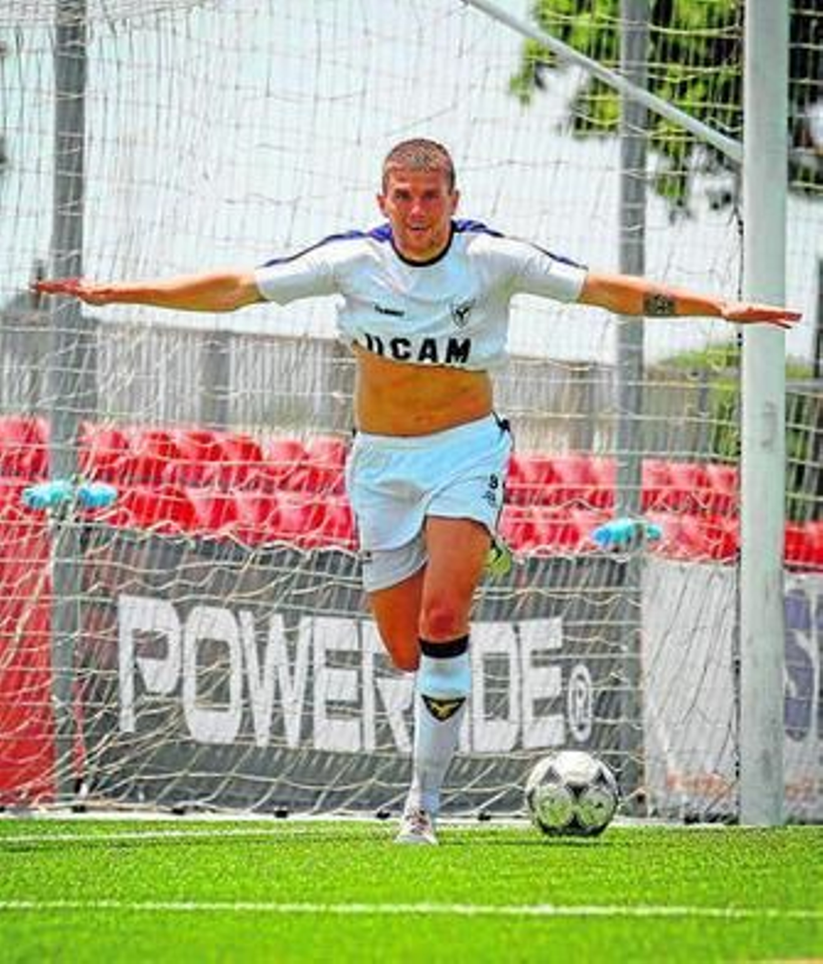 Andrés Carrasco, autor del gol de UCAM Murcia.