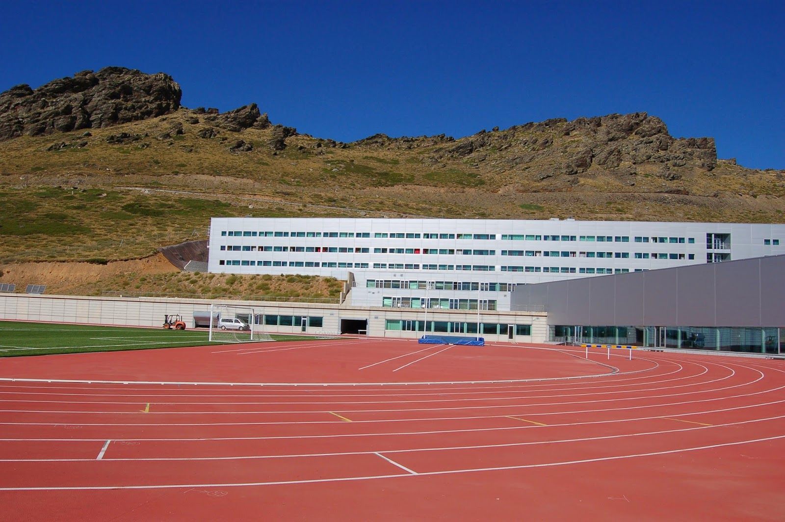 El CAR de Sierra Nevada, que durante los Campeonatos fue el Centro Internacional de Prensa (IBC)