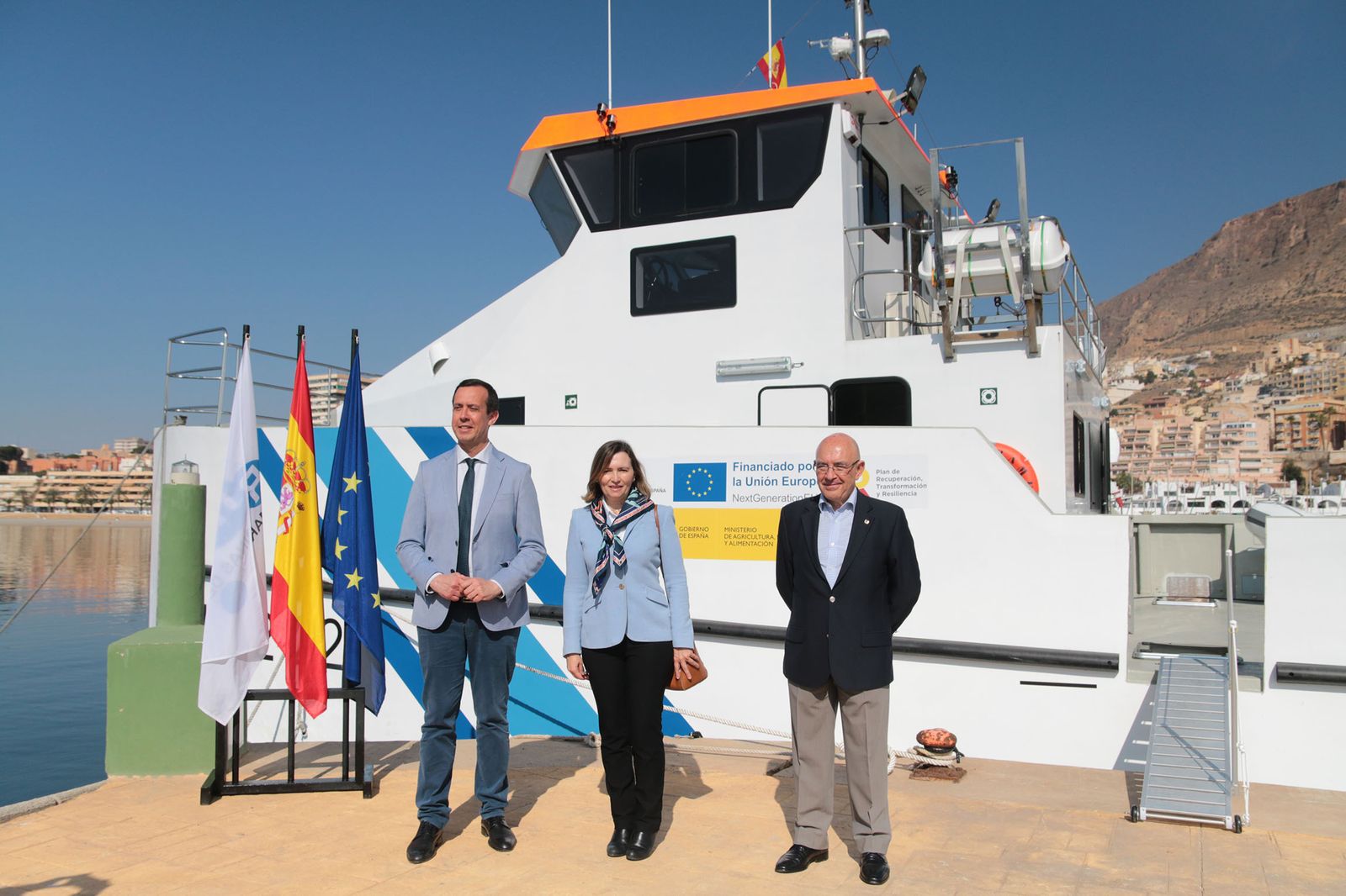 Así es el barco que trabajará en la Reserva Marina Isla de Alborán