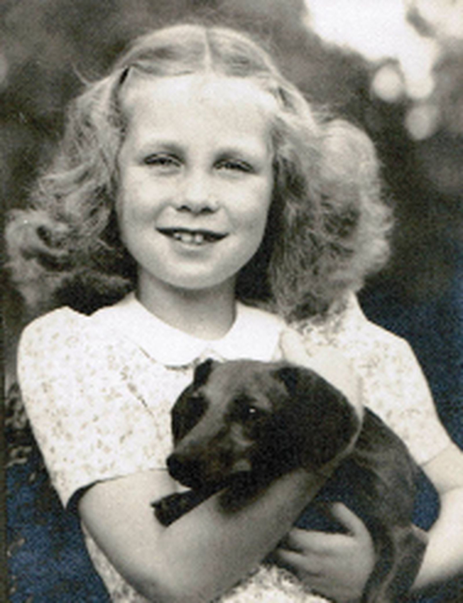 Doña Sofía, de niña.