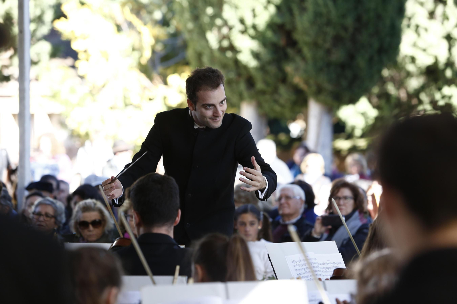 Las imágenes de Día de todos los santos en el cementerio