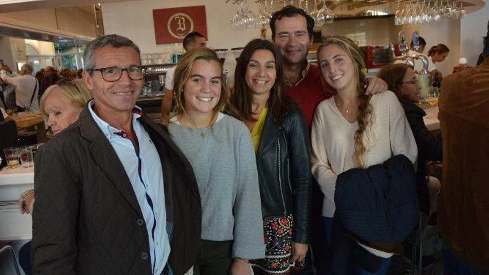 Guillermo Supervielle, Ana Guerrero, María José de la Rosa, Pablo Navea y Lourdes Supervielle.