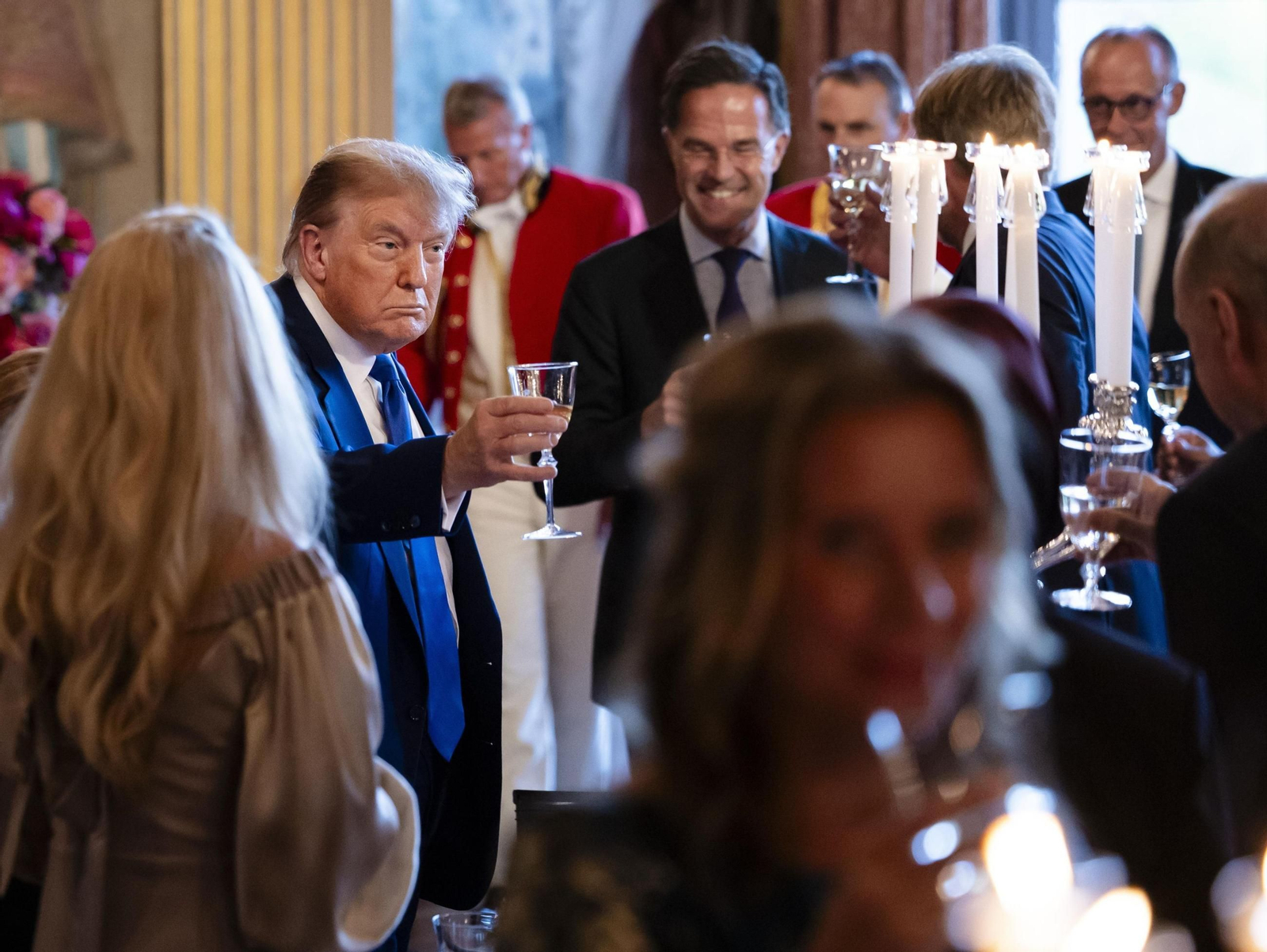 Las fotos de la cena inaugural de la cumbre de la OTAN en La Haya