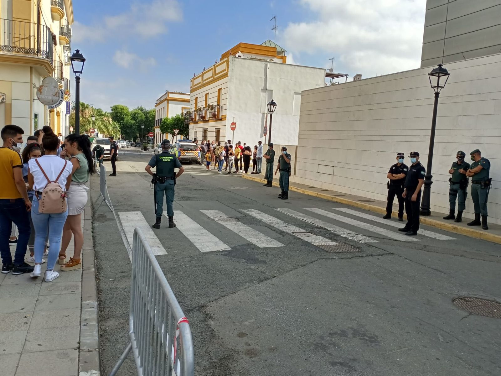 Imágenes de los detenidos en la operación Colón llegando al juzgado de La Palma